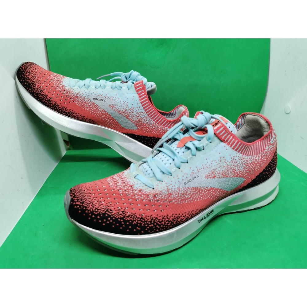 Brooks Levitate 2 1202791B872 Coral Blue Black Running Shoes Women's Size 9 M - Picture 2 of 16